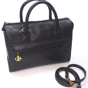Giani Bernini Dark NAVY 100% Leather Handbag